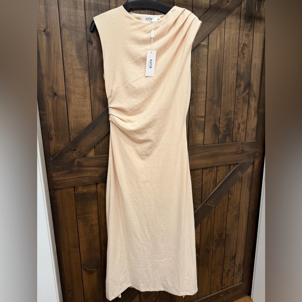 ASTR Women's Beige Maxi Dress
